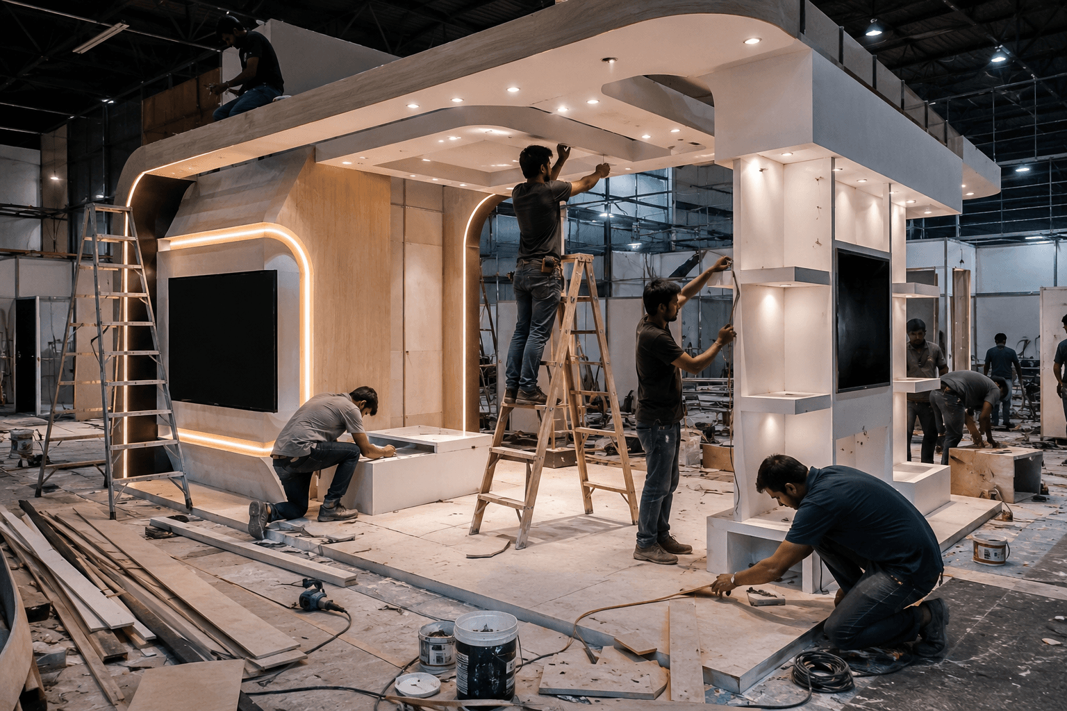 Exhibition stall setup and fabrication timeline for brands in India