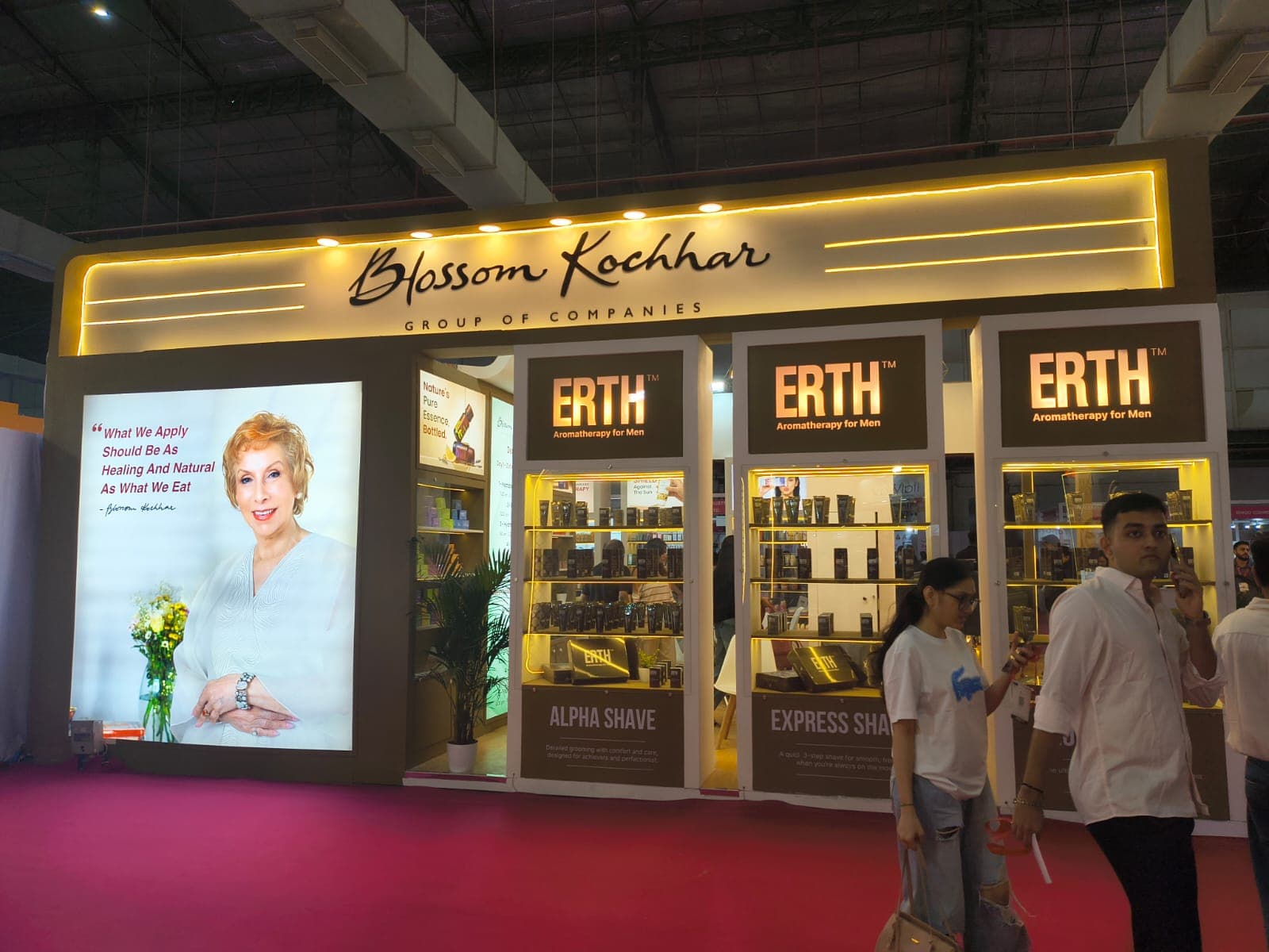 Blossom Kochhar Mumbai exhibition project by Triangular Dots